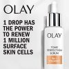 Olay Vitamin C Tone Perfection Serum, 1.3 Oz + Whip Face Moisturizer