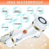 Facial Cleansing Brush, Waterproof Rechargeable Electric Rotating Face