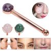 Jade Roller For Face,Round Head Face Roller Massager Skin