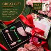 Authentic Jade Roller, Natural Rose Quartz Roller and Gua Sha