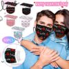 50Pcs Valentine‘s Disposable_Face_Mäsks with a Elastic Earloop for Adult