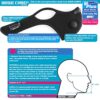 BASE CAMP M Plus Dust Face Mask with 6 Activated Carbon Filters