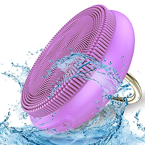 Facial Cleansing Brush, Rechargeable Electric Ring Buckle