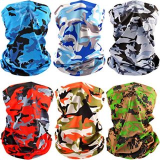 6 PCS Man/Women Outdoor Sun UV Protection Face Mask