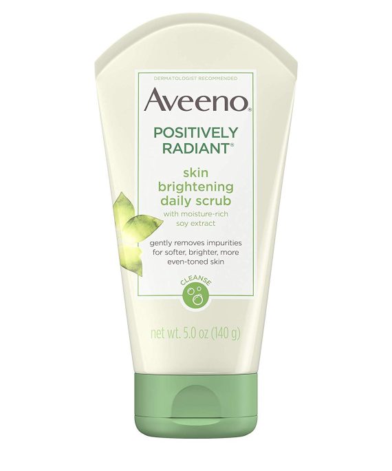 Aveeno Positively Radiant Skin Brightening Exfoliating Daily Facial Scrub