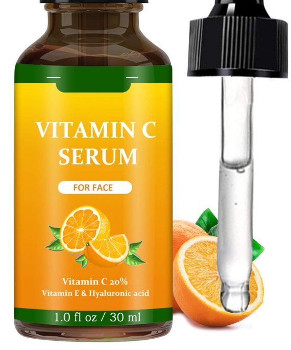 Vitamin C Serum, Vitamin C Serum for Face with Hyaluronic Acid