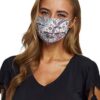 Fashion Washable Reusable Pleated Printed & Solid Mask Set