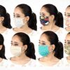 Reusable Cotton Assorted Fabric Face Masks For Air