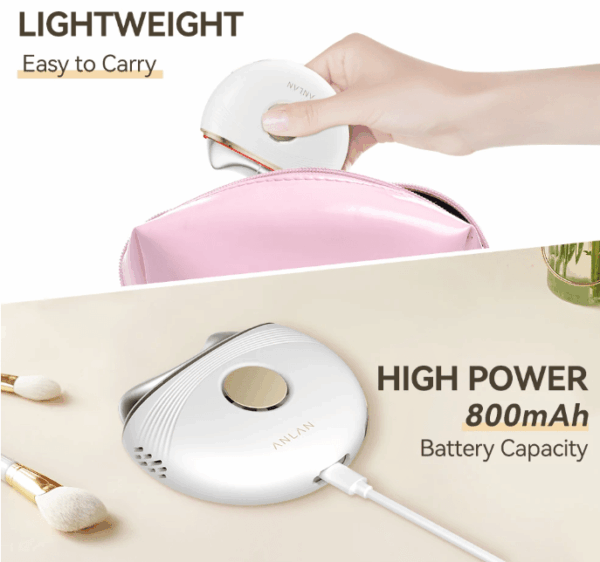 EMS Electric Gua Sha Massager with 3-Color Phototherapy – Perfect for Face, Neck & Body Lifting Electric Gua Sha Massager with EMS Microcurrent and 3-Color LED Light Therapy for Face, Neck, and Body Lifting and Skin Rejuvenation.